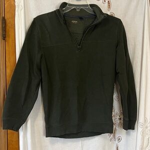 Arrow Men's Dark Green Zip-Up Sweater